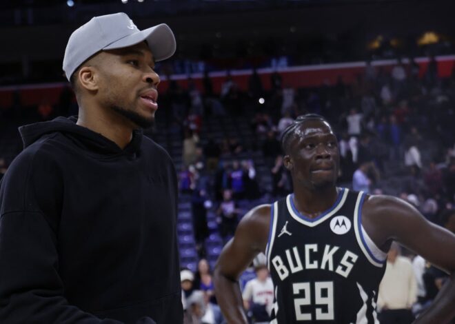 Giannis Antetokounmpo masih absen; Bucks, Nets bermain di luar musim
