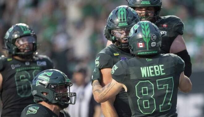 Riders host Bombers for crucial Labour Day game