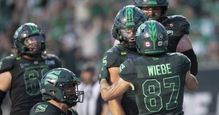 Riders host Bombers for crucial Labour Day game
